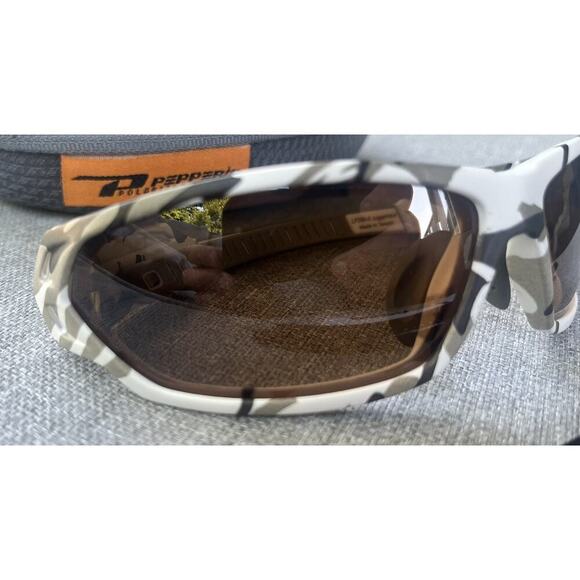 Peppers Polarized Sunglasses LP265-0 Juggermaul Speedline Pepper’s Glasses Case - Picture 9 of 12